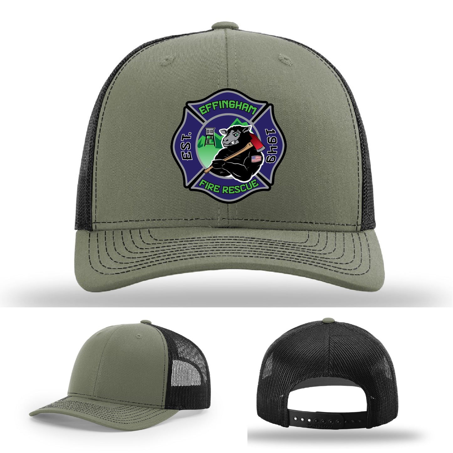 Effingham Fire Rescue firefighter hat for station pride