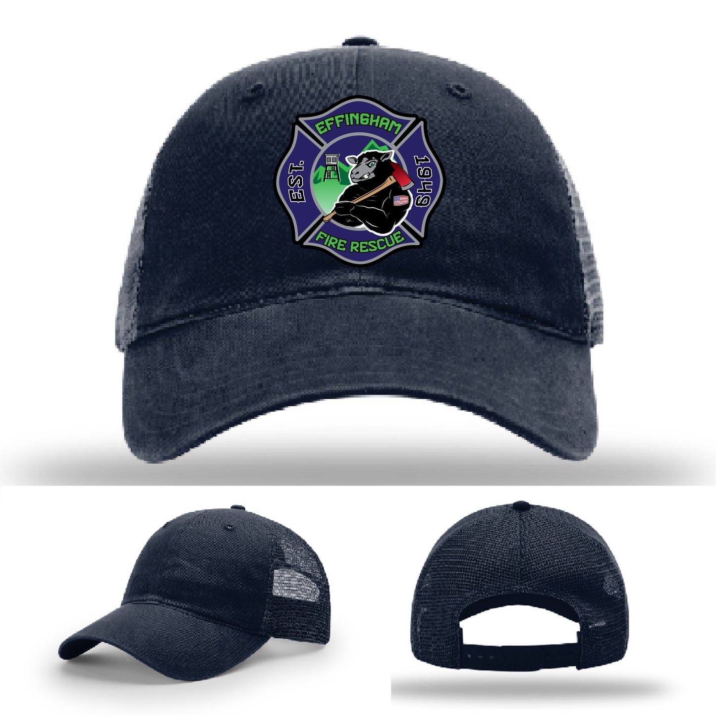 Effingham Fire Rescue firefighter hat station gear design