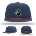 Effingham Fire Rescue leather firefighter hat with crisp detail