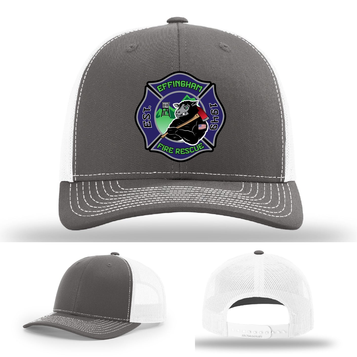Effingham Fire Rescue firefighter hat built for station crews