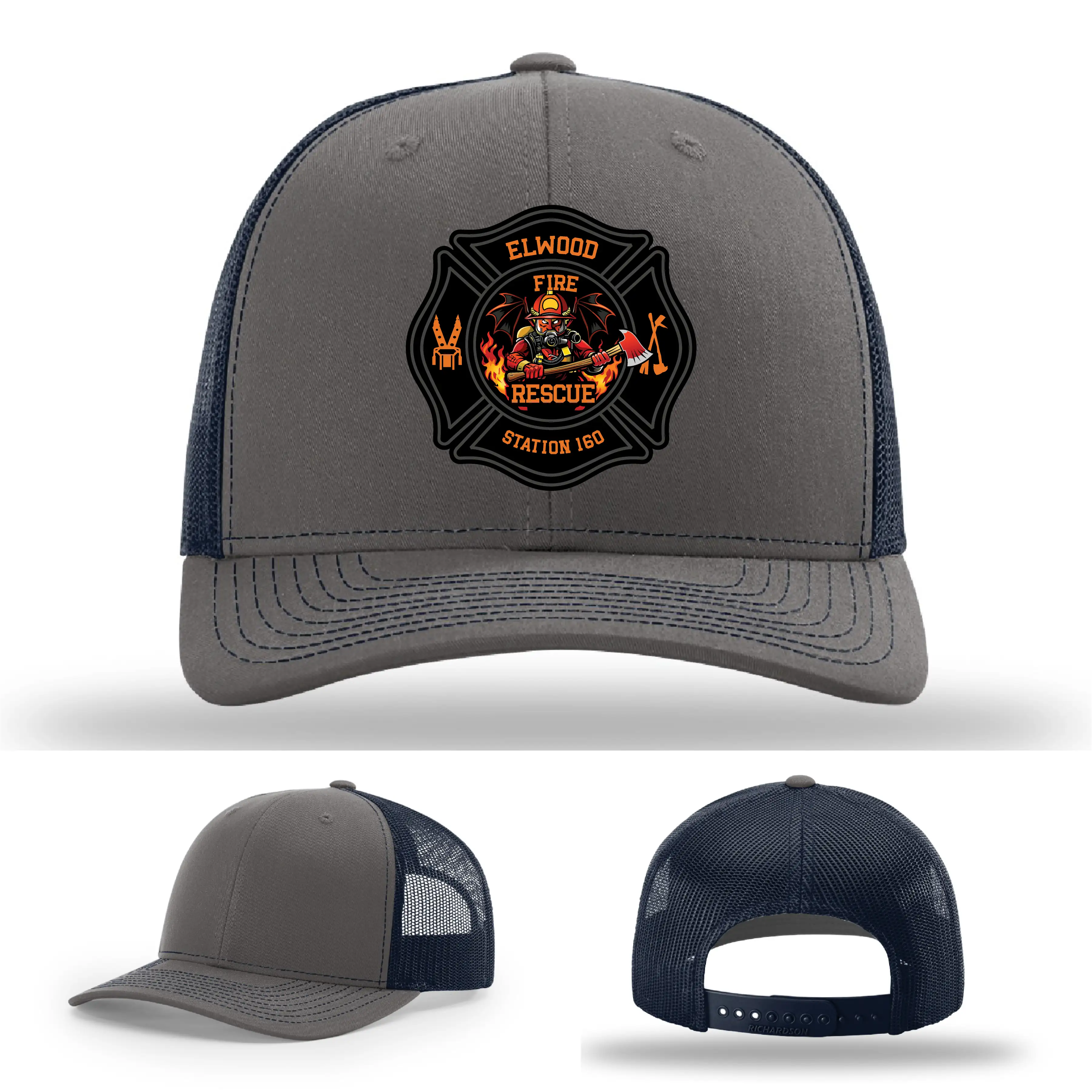Elwood Fire Rescue firefighter duty hat