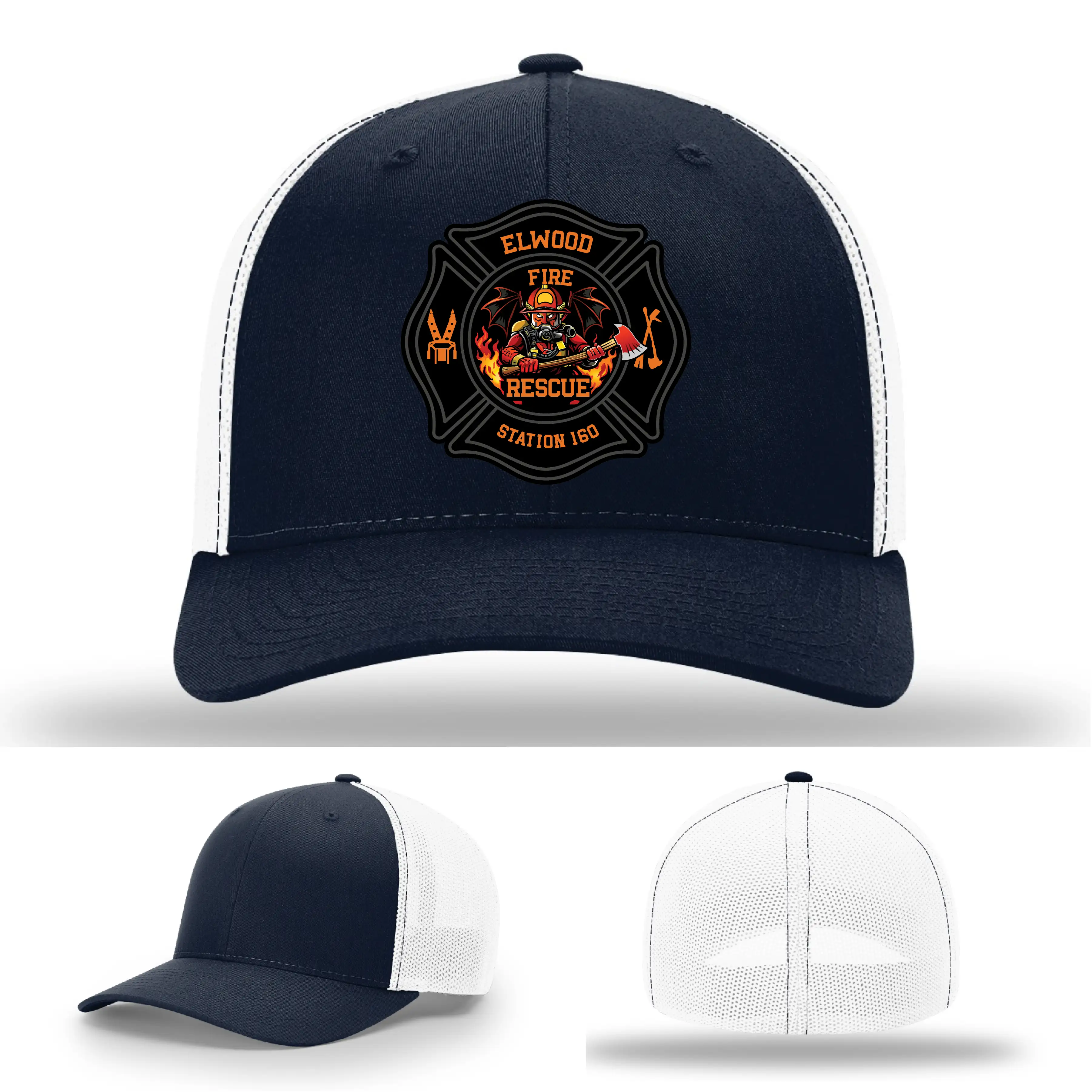 Elwood Fire Rescue leather hat for everyday wear