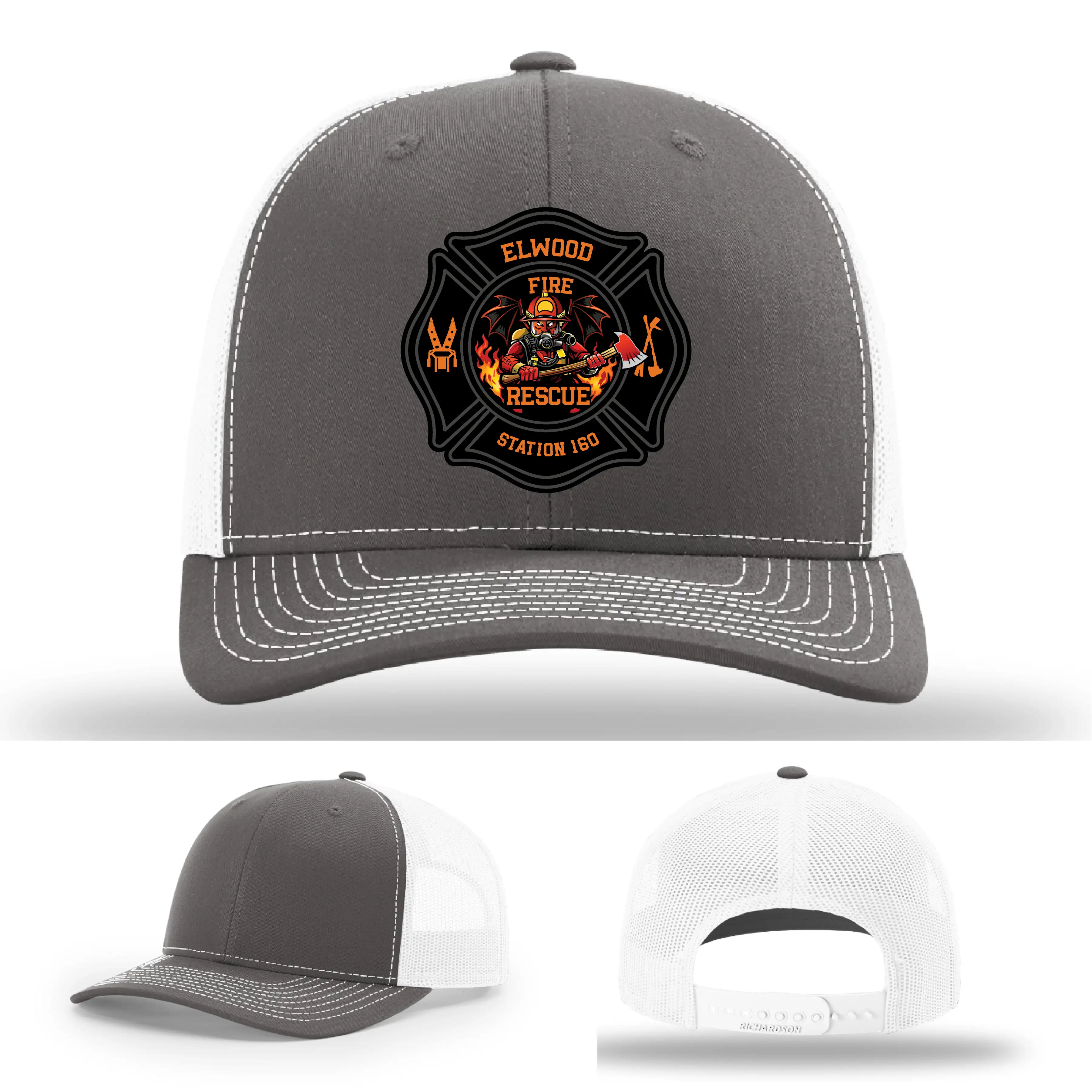 Elwood Fire Rescue off-duty firefighter hat