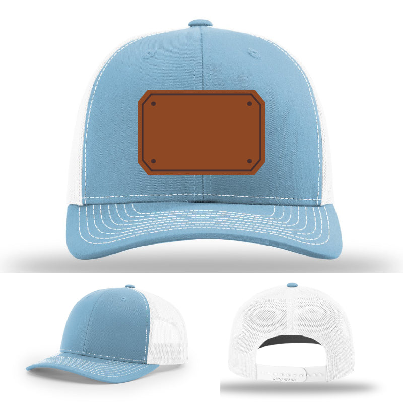 Custom EMS hat with leather patch variant for EMTs