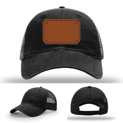 Paramedic apparel hat variant showing leather patch personalization