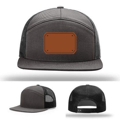 EMT hat variant designed with customizable leather patch text