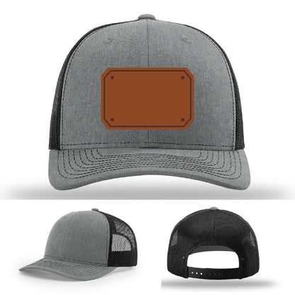 EMT apparel hat variant showing professional leather patch layout