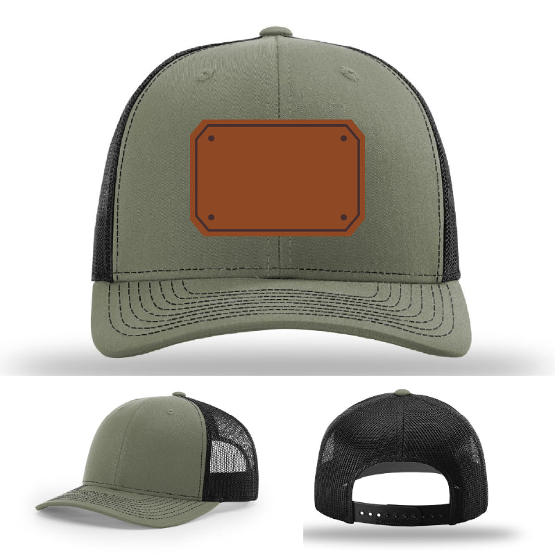 Paramedic duty hat variant showing passport style leather patch