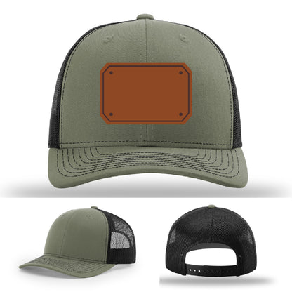 Paramedic duty hat variant showing passport style leather patch