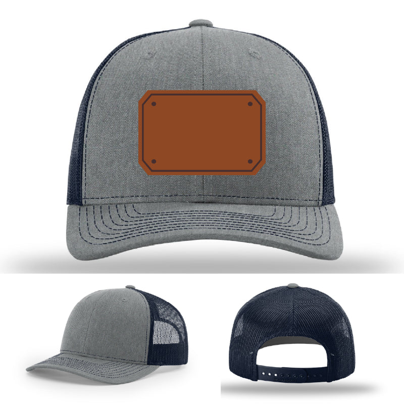 EMS gear hat variant featuring sharp clear leather patch text