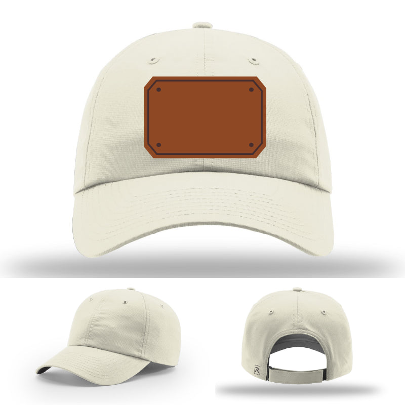 EMS lifestyle hat with leather patch variant for unit pride