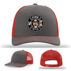 firefighter hat designed for fabius park crews