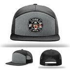 fabius park hat featuring custom firefighter patch