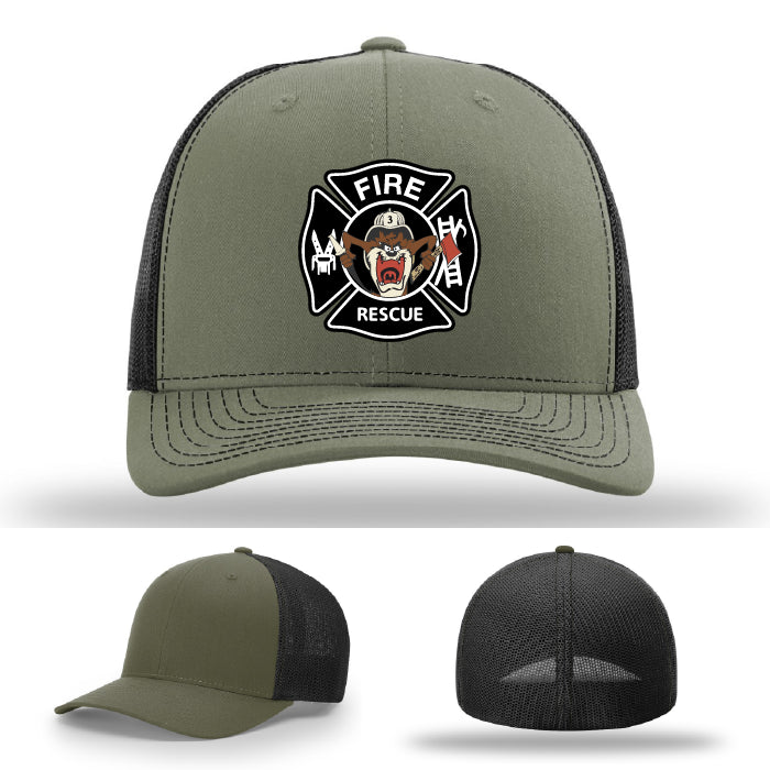 firefighter hat crafted for fabius park members