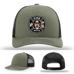 custom department hat featuring fabius park insignia