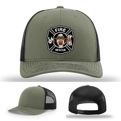 custom department hat featuring fabius park insignia