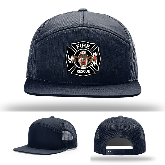 custom firefighter headwear for fabius park