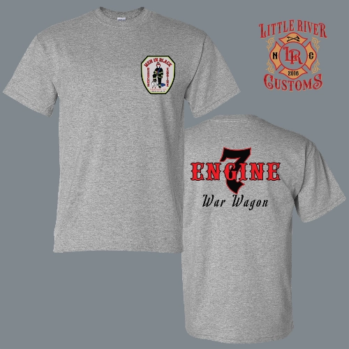 Fayetteville PA Engine 7 War Wagon firefighter shirt