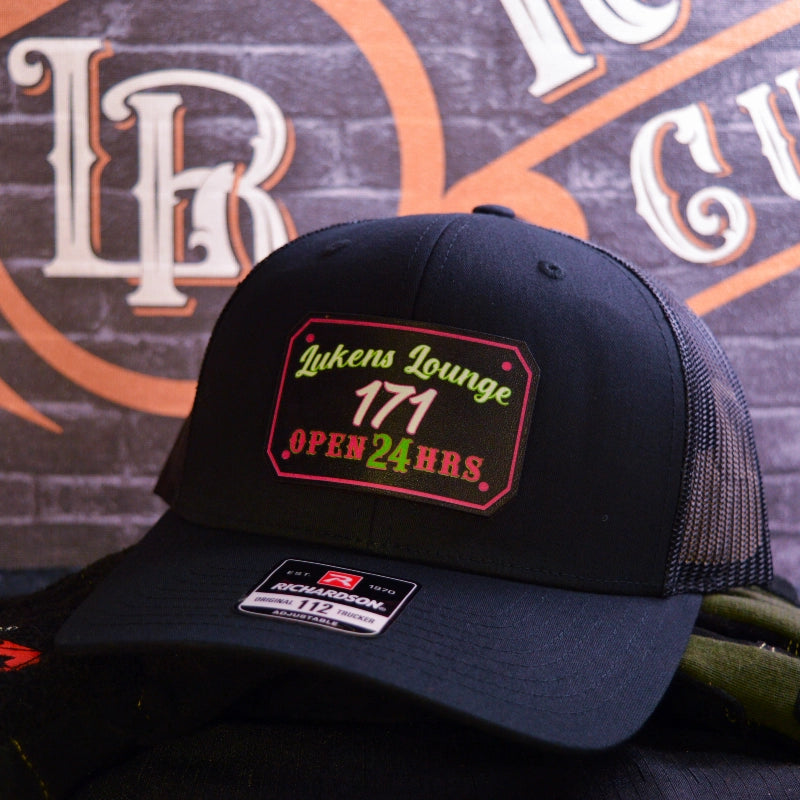 Firefighter hat built for station wear with full color passport patch