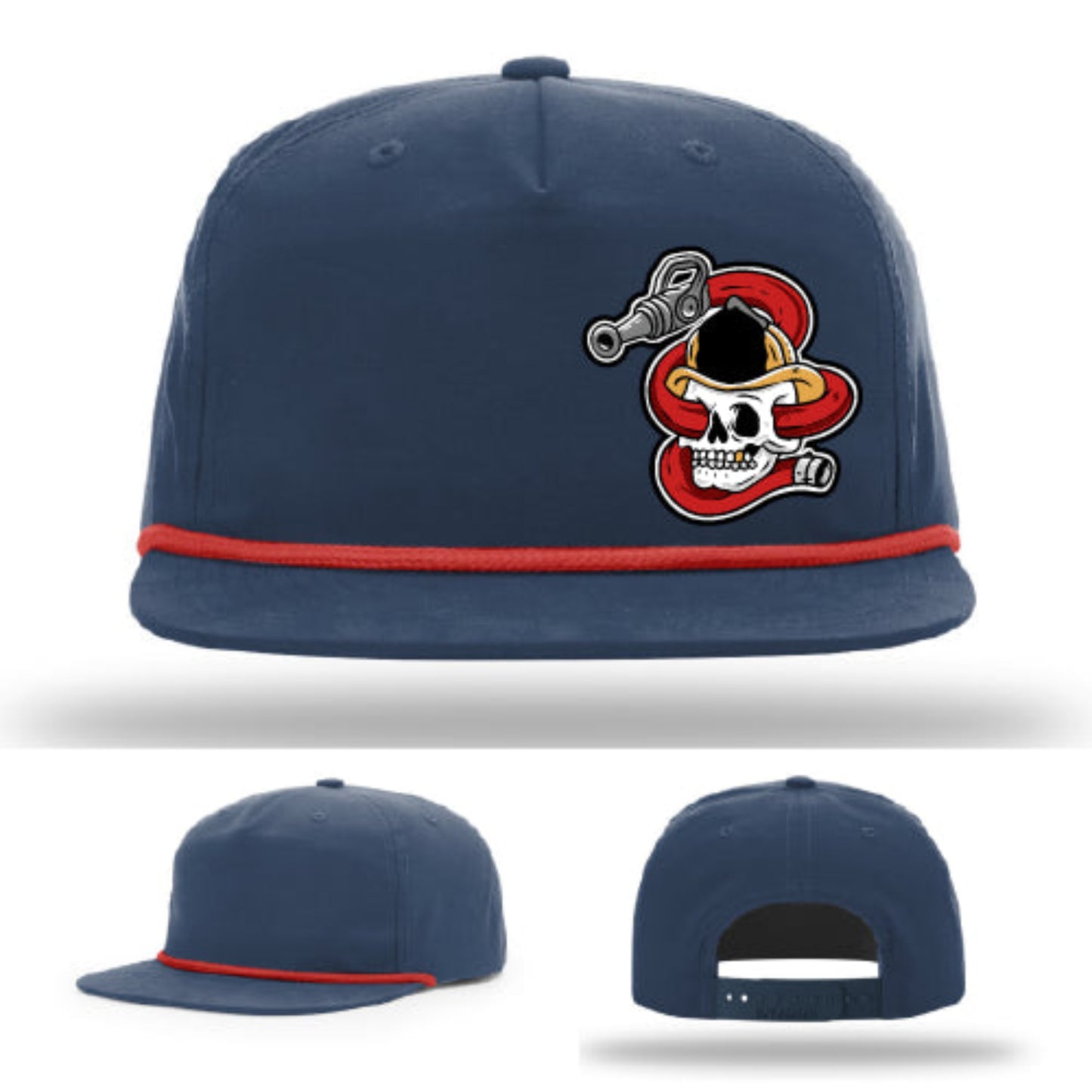 Get Hosed firefighter leather patch hat built tough for station wear