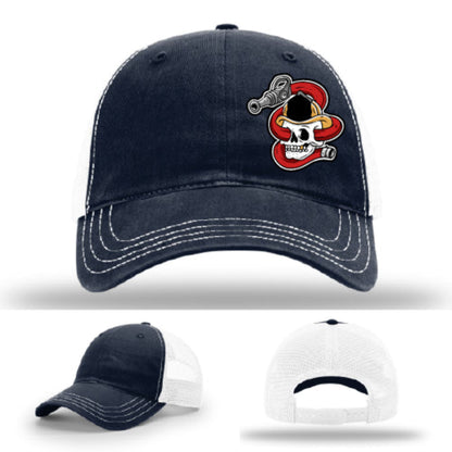 Get Hosed firefighter leather patch hat for duty and firehouse pride
