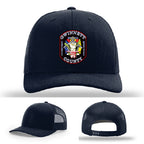 gwinnett fire company 24 leather patch hat