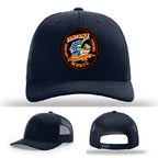gwinnett fire company 5 leather patch hat