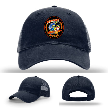 gwinnett fire hat representing company 5 crew