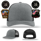 Hayfork Engine 22 firefighter hat built for wildland fire crews
