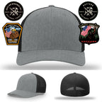 Engine 321 firefighter hat custom Hayfork leather patch