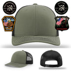 Custom firefighter hat for Hayfork National Forest wildland unit