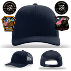 Hayfork National Forest leather patch hat