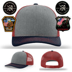 South Fork Hayfork firefighter hat with authentic leather patch