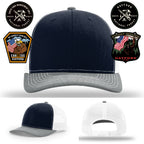 South Fork firefighter hat with Hayfork custom wildland patch