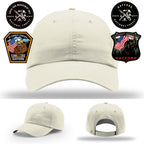 Hayfork firefighter hat honoring wildland crews with leather patch
