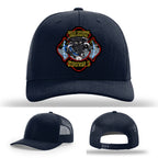 Custom firefighter gear hat Holly Springs Station 2