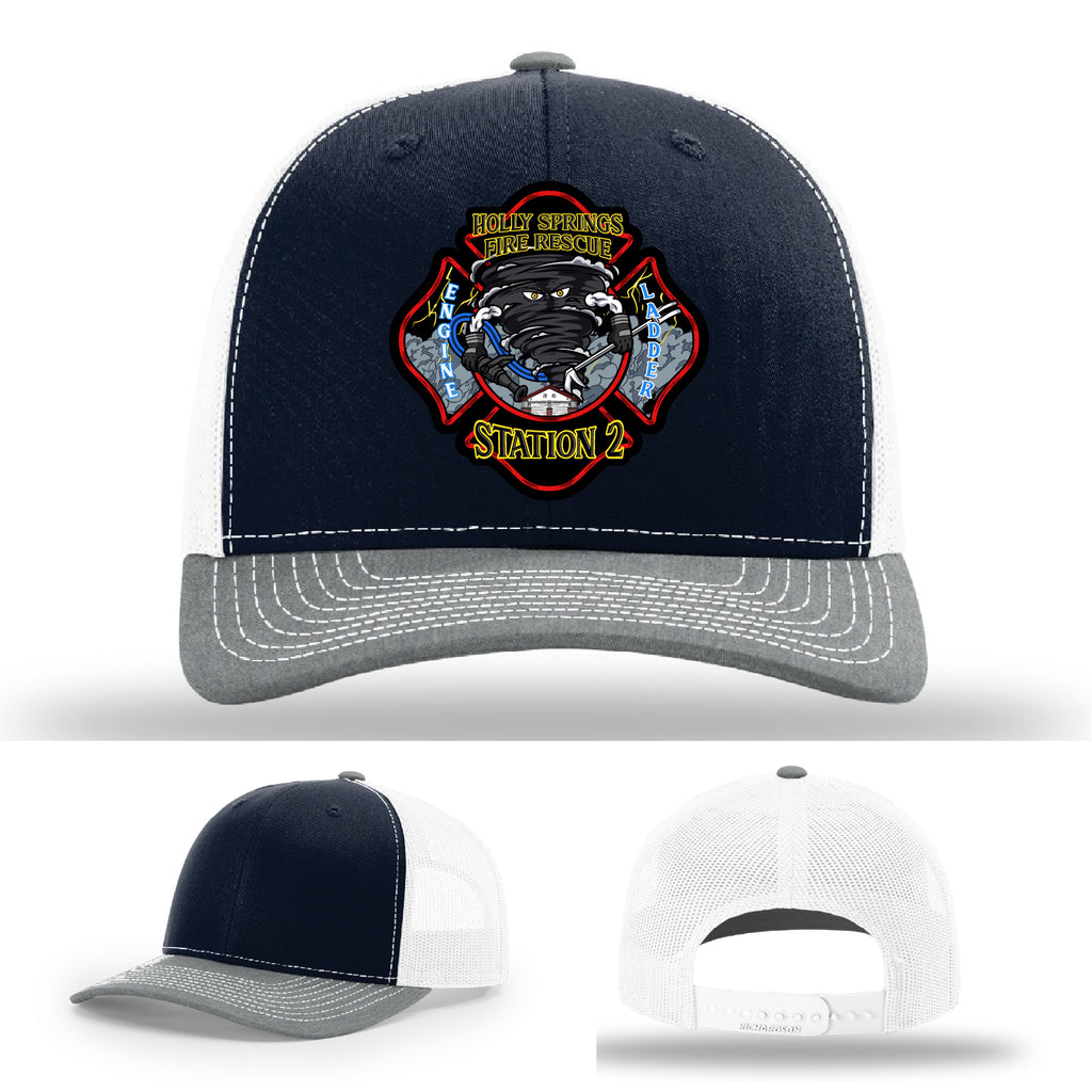 Holly Springs Station 2 station wear hat with patch