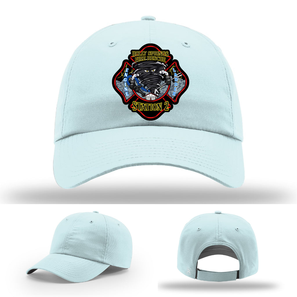 Holly Springs Station 2 cap representing firefighter pride