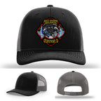 Fire department leather patch hat gallery view one
