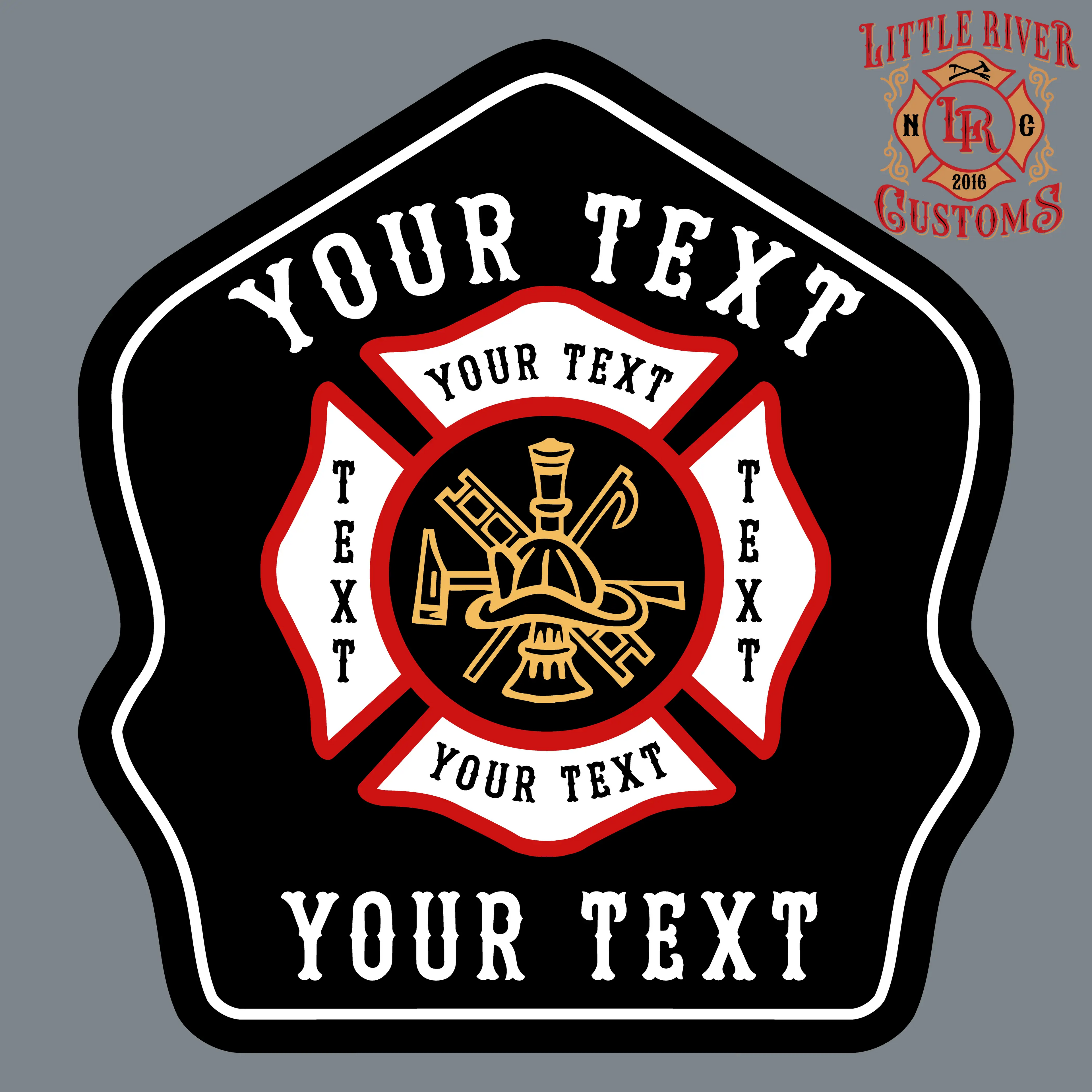 Maltese Leather Firefighter Helmet Shield
