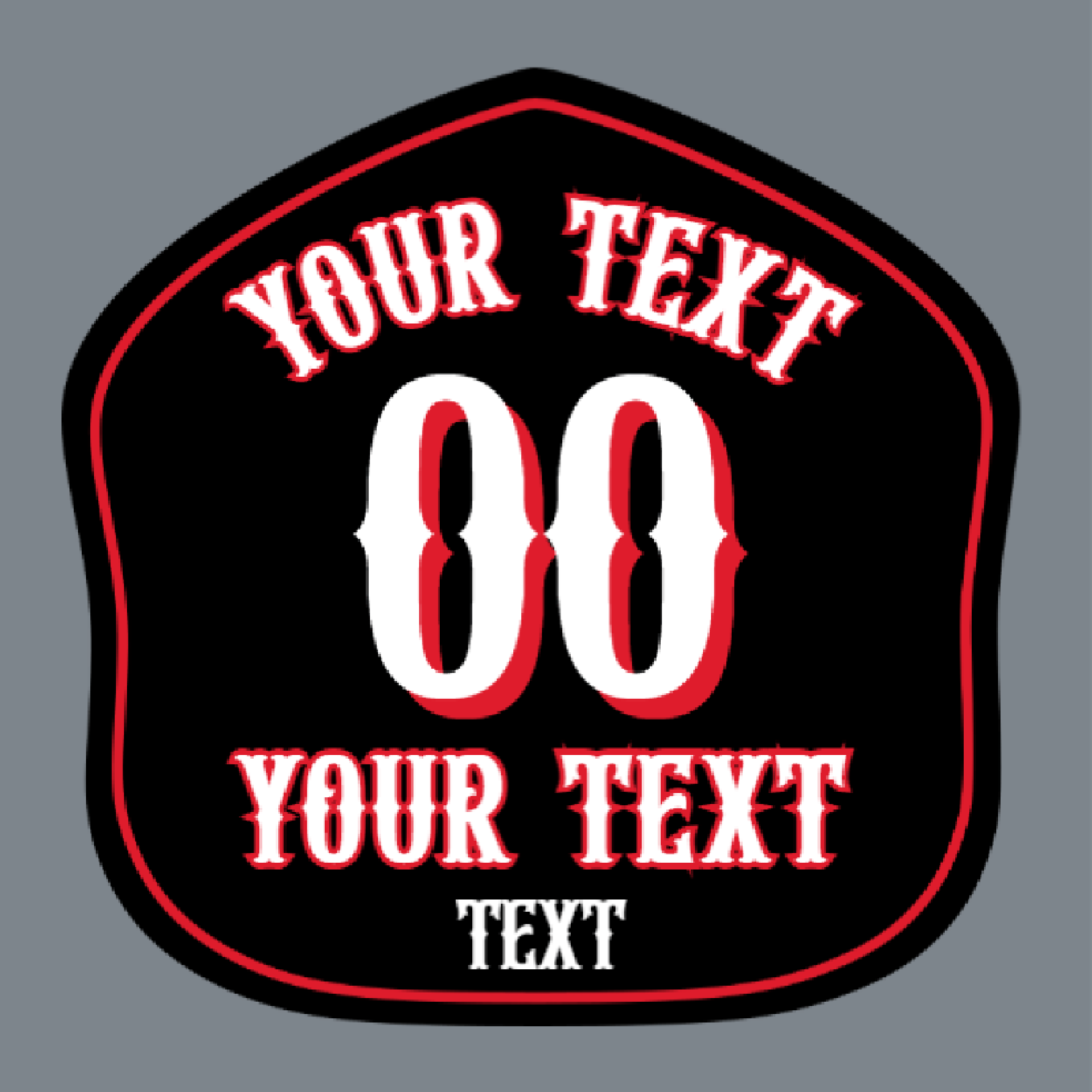 Customizable LA Style leather firefighter helmet shield for tradition and duty