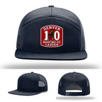Ladder 10 leather patch hat for Denver firefighters