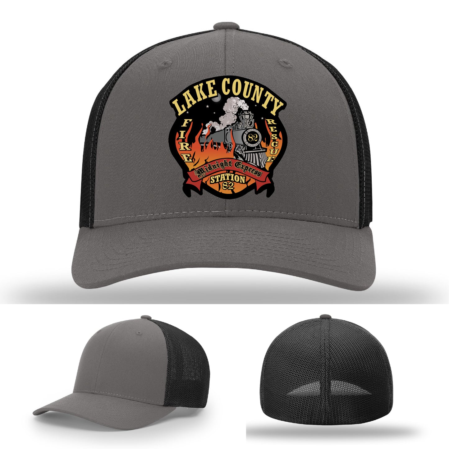 Firefighter hat representing Lake County Fire Department Station 82