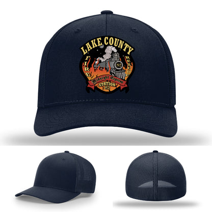 Lake County Station 82 patch hat for firefighters