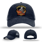 Lake County Station 82 firefighter hat custom design