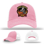Custom leather firefighter hat Station 82 Lake County Fire