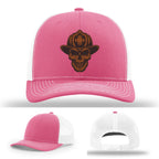Firefighter lifestyle hat variant with Leatherhead skull patch front