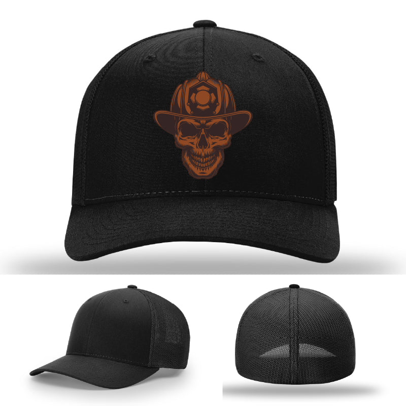 Firefighter apparel hat variant with professional Leatherhead patch