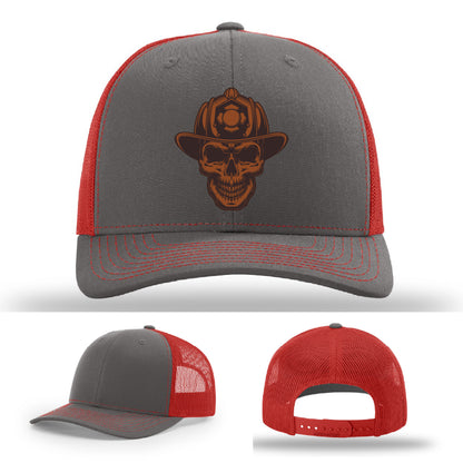 Station apparel hat variant featuring Leatherhead skull leather patch