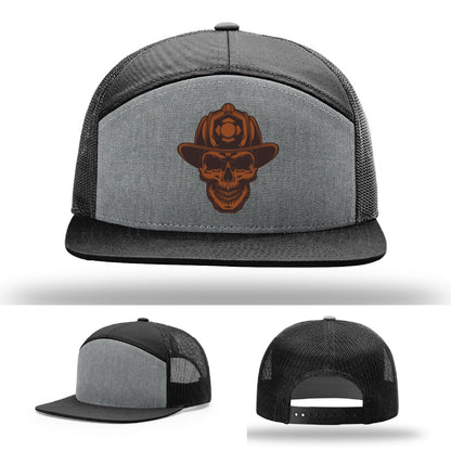 Rugged Leatherhead hat variant showing professional skull patch